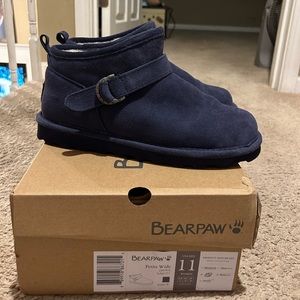 Blue Bearpaw booties/ slip ons